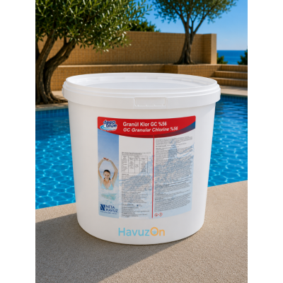 %56 Granül Toz Klor 10 Kg Deep Blue