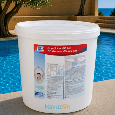 %56 Granül Toz Klor 10 Kg Deep Blue