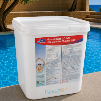 %90'lık Toz Klor 5 Kg Deep Blue