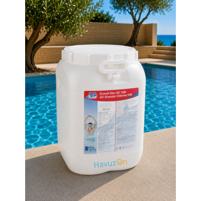 %90'lık Toz Klor 25 Kg Deep Blue